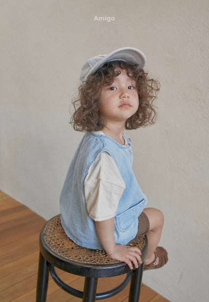 [PRE-ORDER] Round Denim Vest