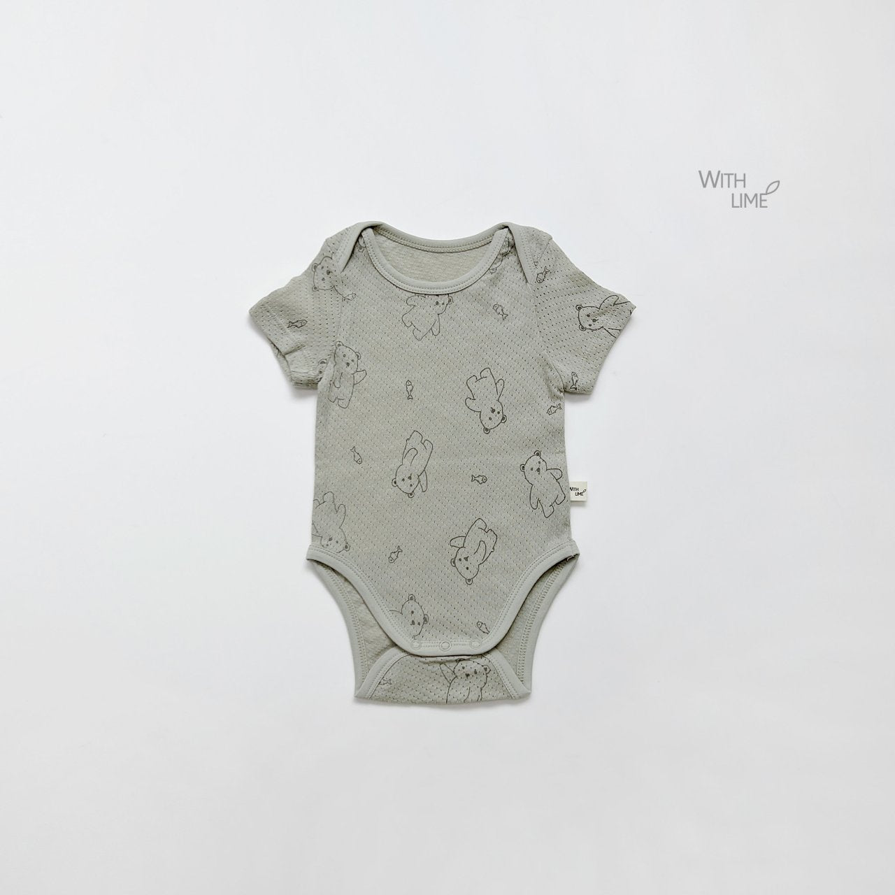 [PRE-ORDER] Summer Fish Bear Body Suit