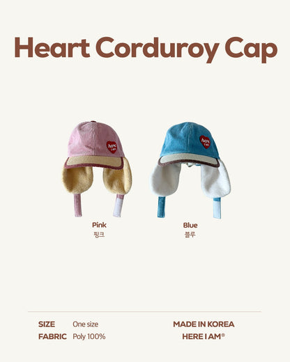 [PRE-ORDER] Heart Corduroy Cap