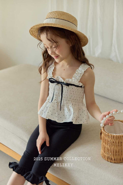 Jenny Ribbon Blouse [Black/M(3-4yr)]