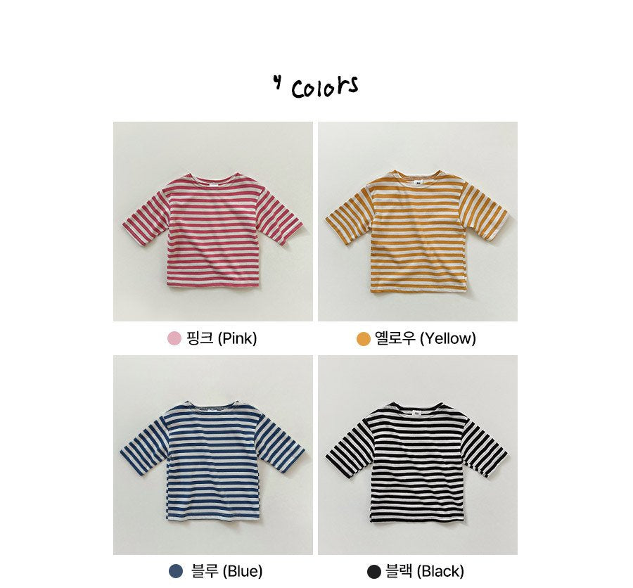 [PRE-ORDER] New Boat-Neck 3/4 Sleeve T-Shirts