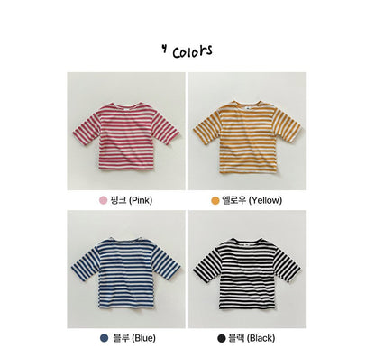 [PRE-ORDER] New Boat-Neck 3/4 Sleeve T-Shirts