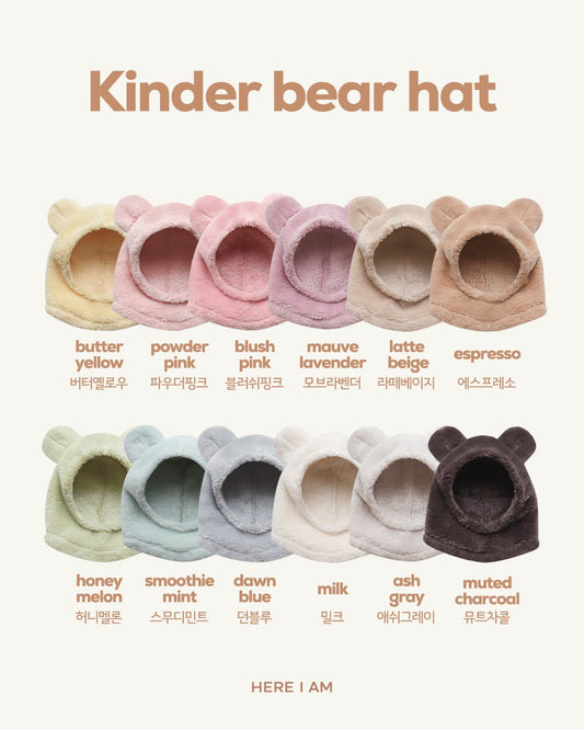[PRE-ORDER] Kinder Bear Hat