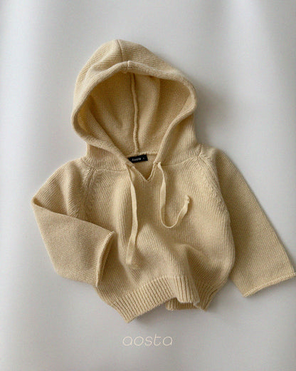 Cookie Sweater Hoodie Top [Red/L(3-5yr)]