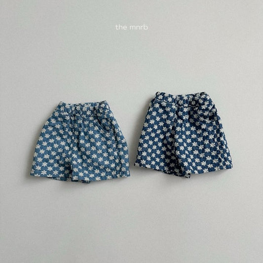[PRE-ORDER] Flower Denim Shorts