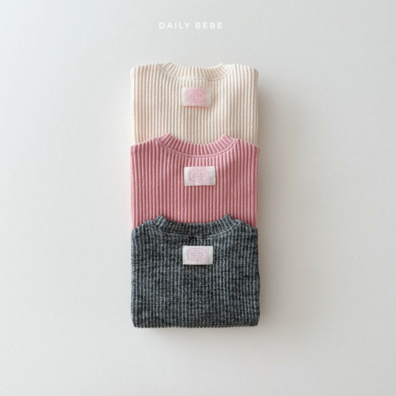 [PRE-ORDER] Ribbed Knit Sweatshirts