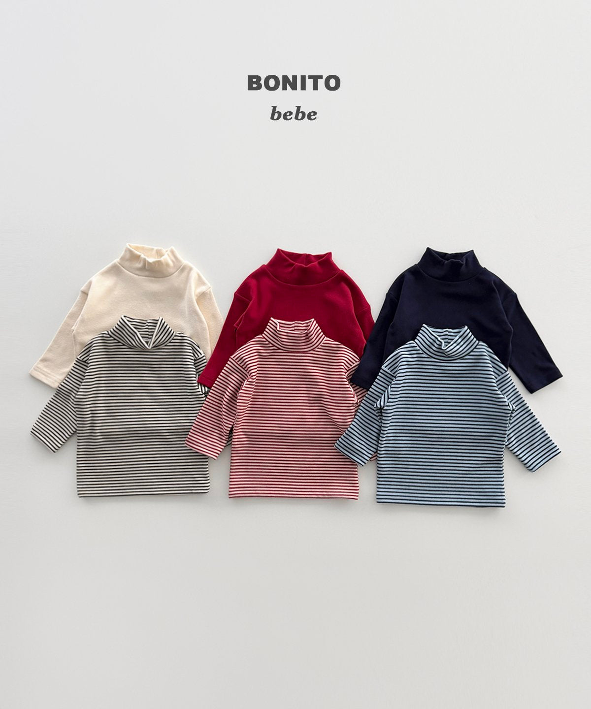 [PRE-ORDER] 1+1 Baby Turtleneck T-Shirts