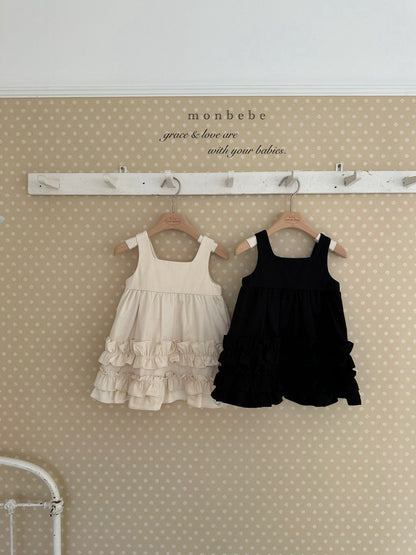 [PRE-ORDER] Mono Frill Dress (Mom Couple)