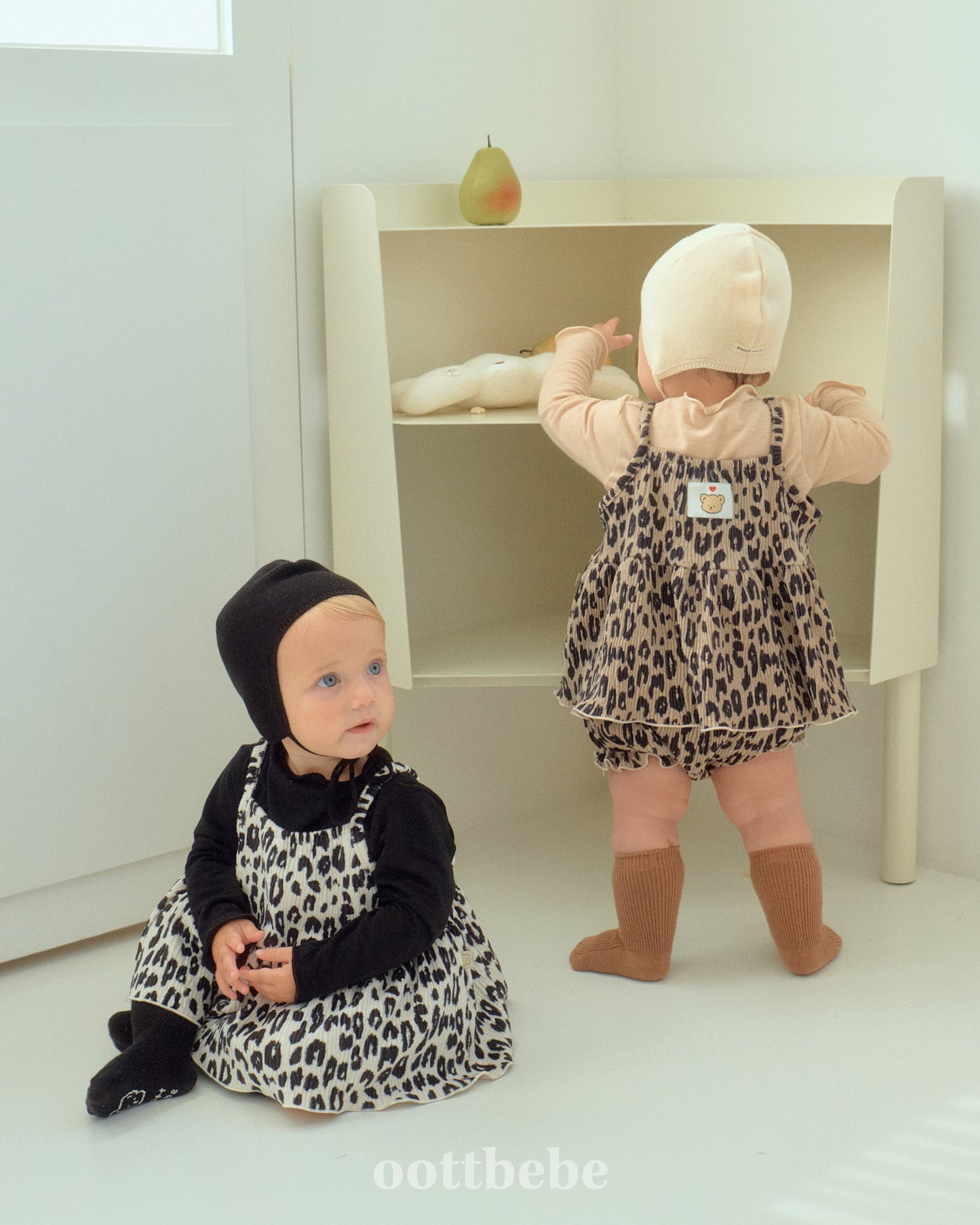 [PRE-ORDER] Leopard Baby Top Bottom Set