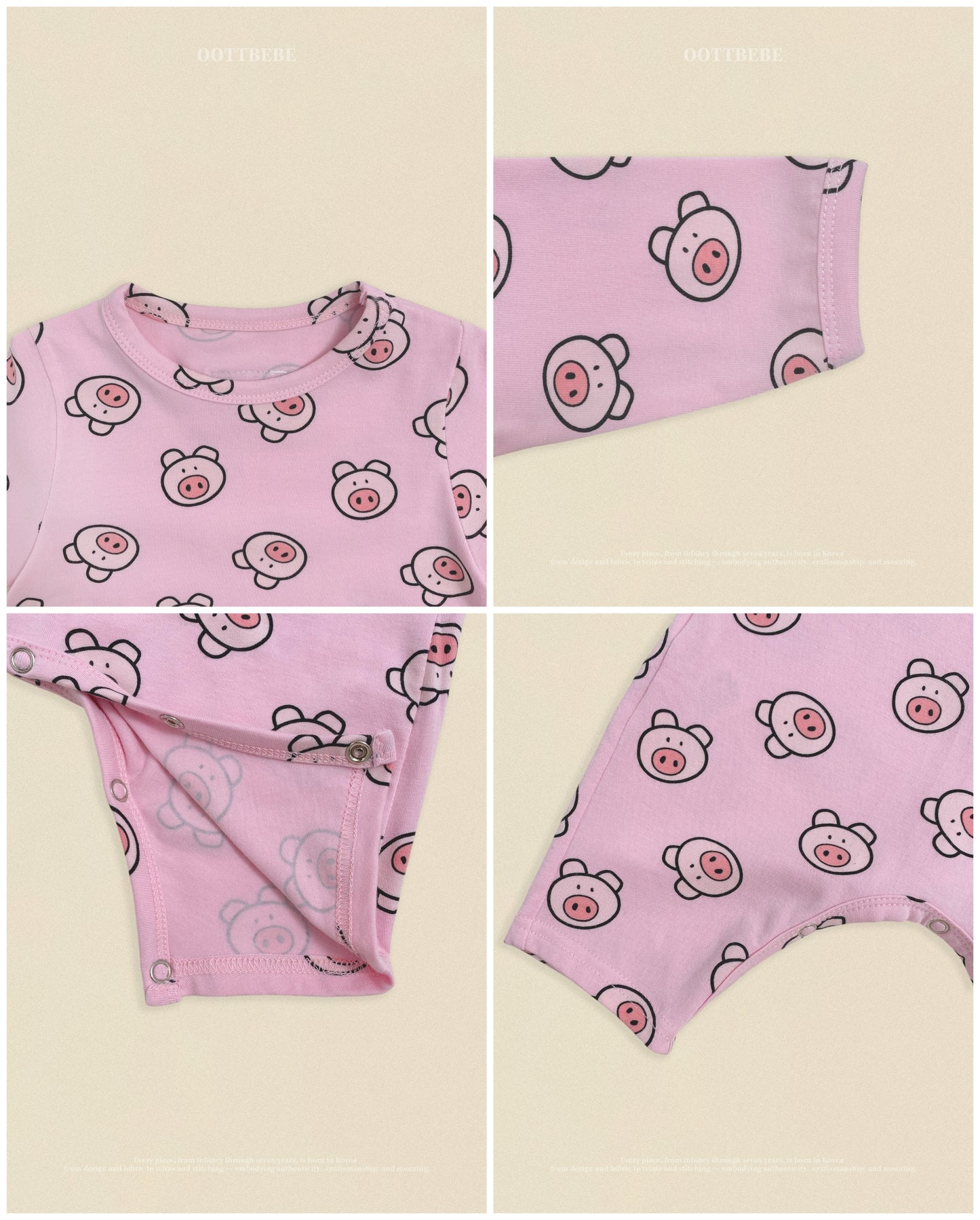 [PRE-ORDER] Little Farm Body Suit + Bonnet Set