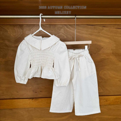 [PRE-ORDER] Smocking Collar Blouse