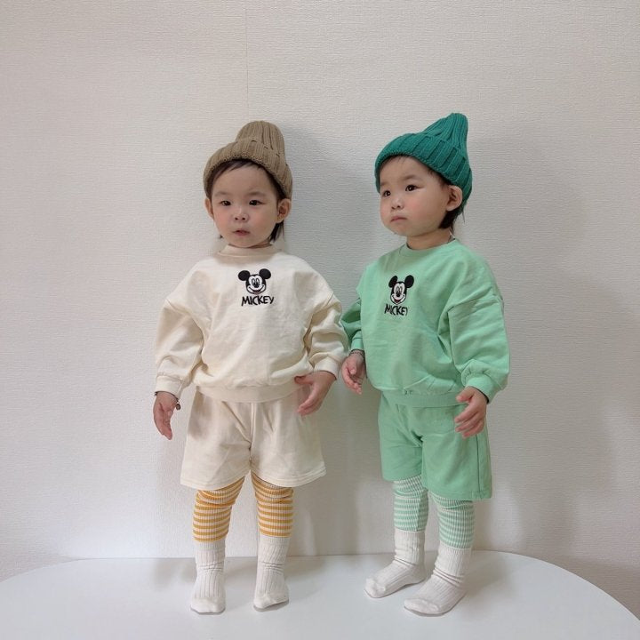 [PRE-ORDER] Mickey Embroidery Top Bottom Set