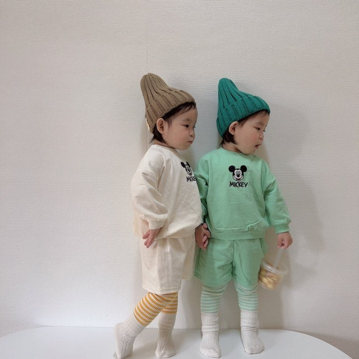 [PRE-ORDER] Mickey Embroidery Top Bottom Set