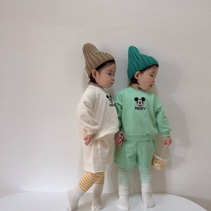 [PRE-ORDER] Mickey Embroidery Top Bottom Set