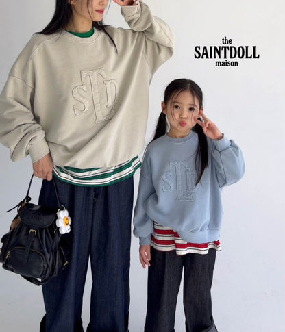 [PRE-ORDER] Embroidery Pigment Sweatshirts (Mom Couple)