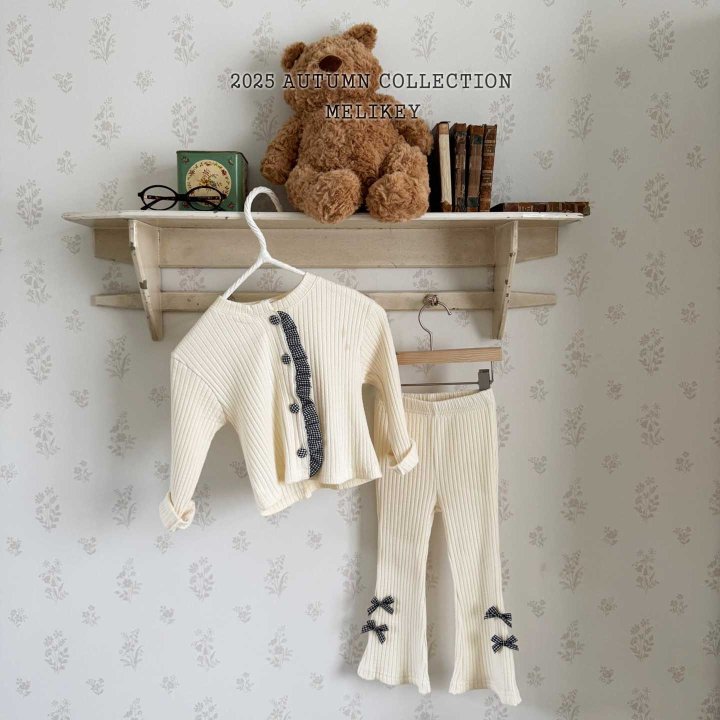 [PRE-ORDER] Popo Ribbon Boot-Cut Pants