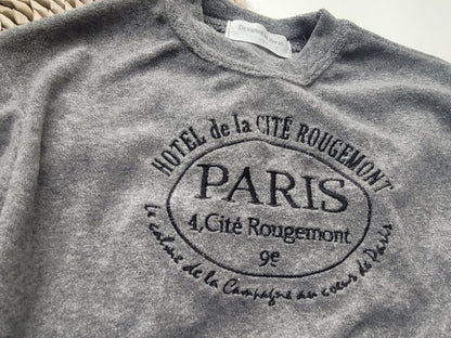 [PRE-ORDER] Paris Velour Top Bottom Set