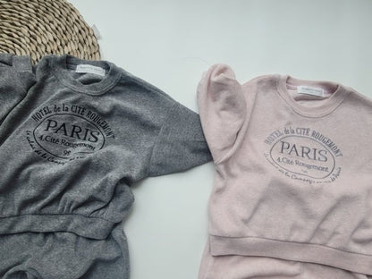 [PRE-ORDER] Paris Velour Top Bottom Set