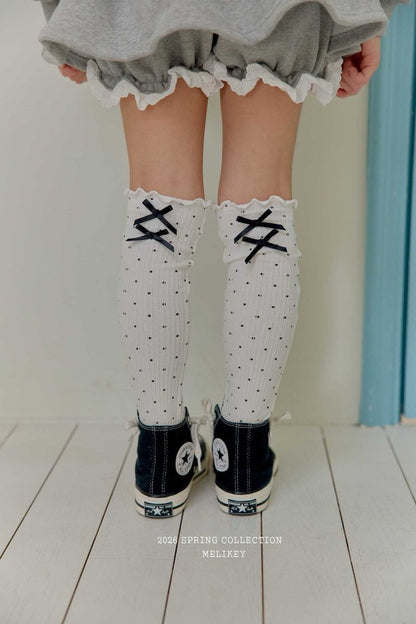 [PRE-ORDER] Two Ribbon Long Socks