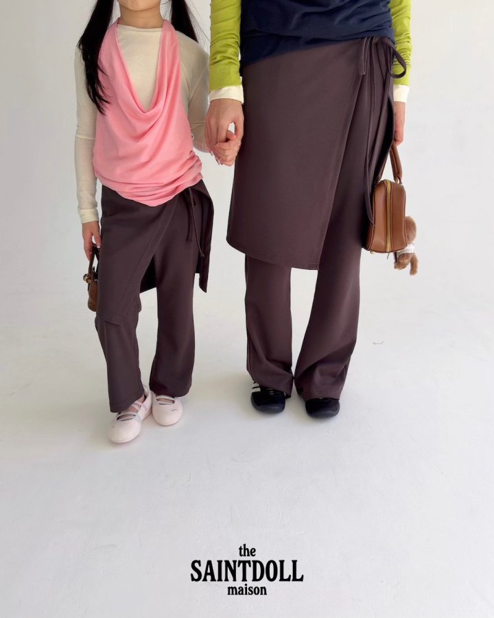[PRE-ORDER] Wrap Boot-Cut Pants (Mom Couple)