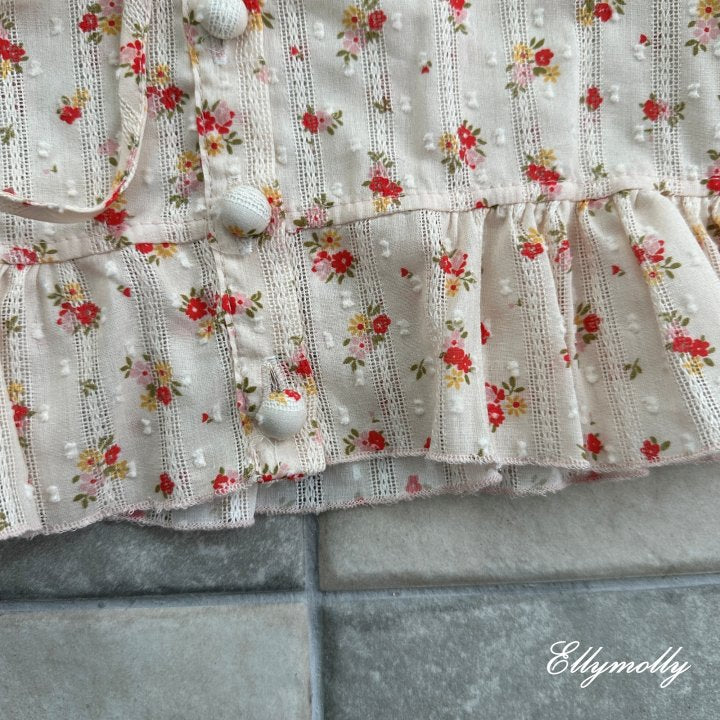 [PRE-ORDER] Flower Eyelet Blouse