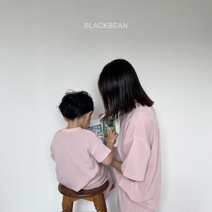 [Black Bean] Rose Top Bottom Set (Mom Couple)