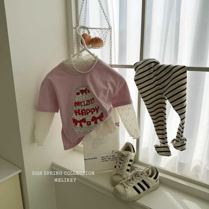 Cake T-Shirts [Pink/JS(8-9yr)]