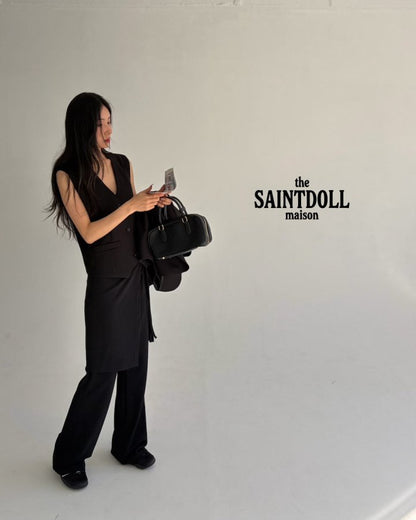 [PRE-ORDER] Wrap Boot-Cut Pants (Mom Couple)