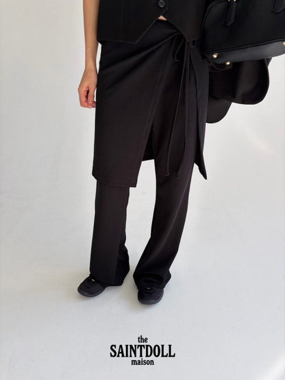 [PRE-ORDER] Wrap Boot-Cut Pants (Mom Couple)