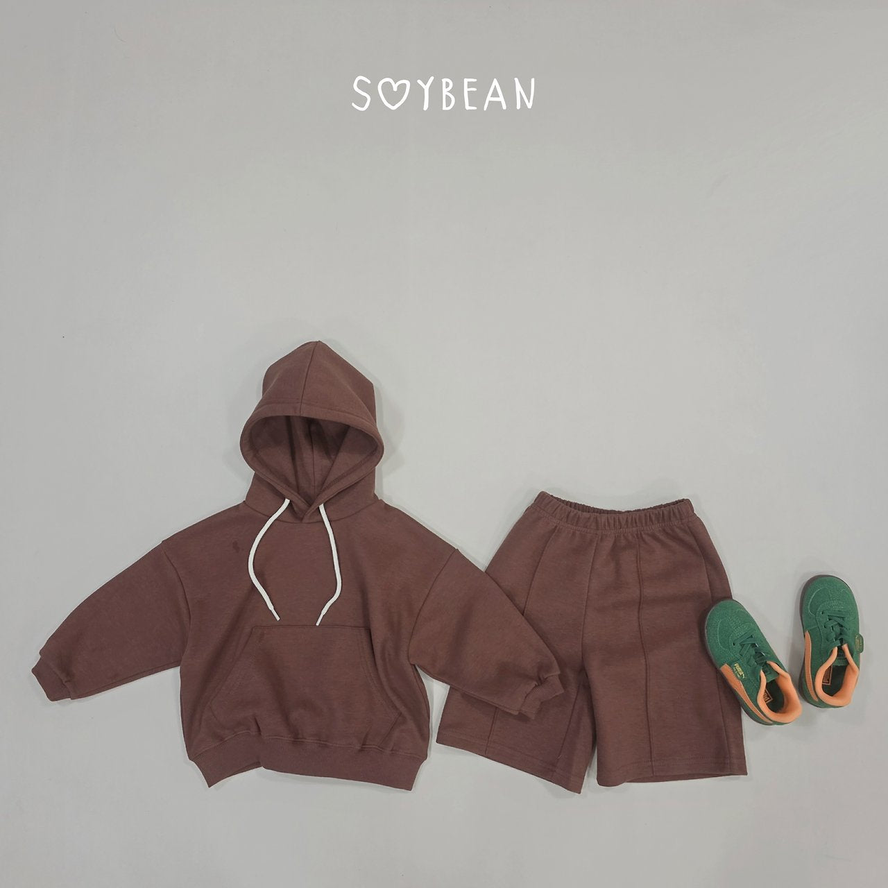 [PRE-ORDER] Hoodie Top Bermuda Pants Set