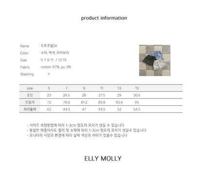 [PRE-ORDER] Dot Frill Skirts