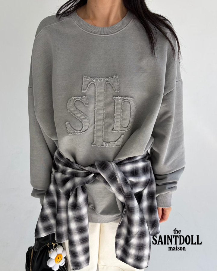 [PRE-ORDER] Embroidery Pigment Sweatshirts (Mom Couple)