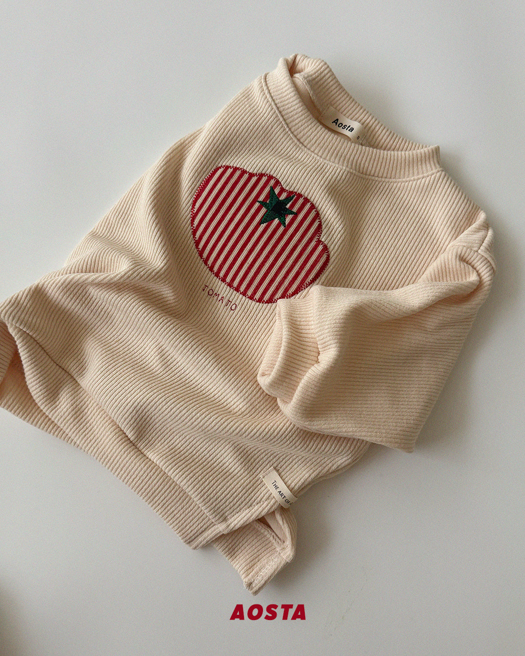 Tomato Sweatshirts [Ivory/M(1-2yr)]