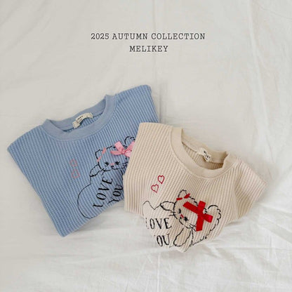 [PRE-ORDER] Cat Waffle Top Bottom Set