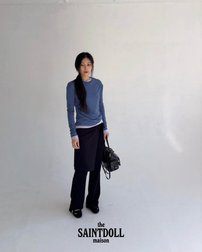 [PRE-ORDER] Wrap Boot-Cut Pants (Mom Couple)