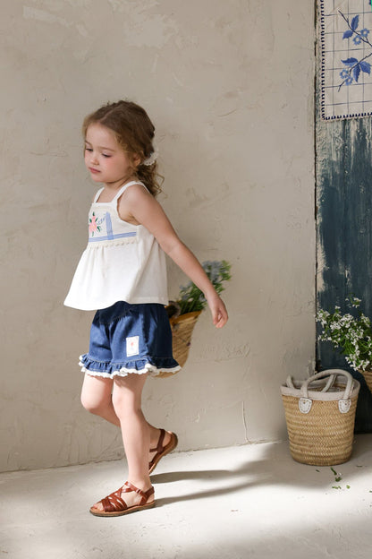 [PRE-ORDER] Rose Denim Shorts