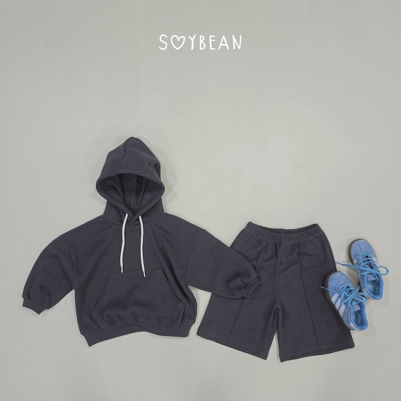 [PRE-ORDER] Hoodie Top Bermuda Pants Set