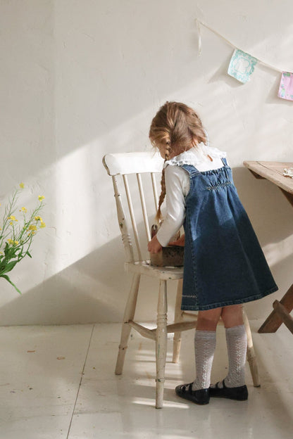 Eva Dress [Blue Denim/120/L(4-5yr)]
