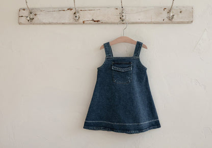 Eva Dress [Blue Denim/120/L(4-5yr)]