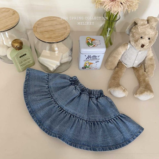 [PRE-ORDER] Denim Frill Skirts