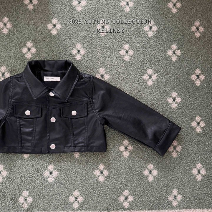 [PRE-ORDER] Faux Leather Short Jacket