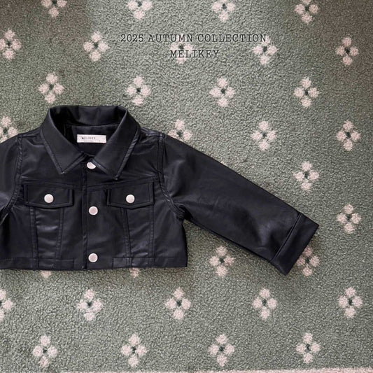 [PRE-ORDER] Faux Leather Short Jacket