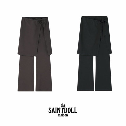 [PRE-ORDER] Wrap Boot-Cut Pants (Mom Couple)