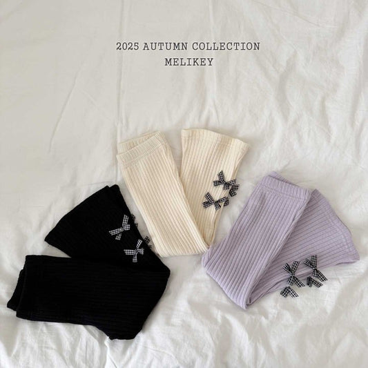 [PRE-ORDER] Popo Ribbon Boot-Cut Pants