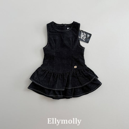 [PRE-ORDER] Mona Frill Denim Dress