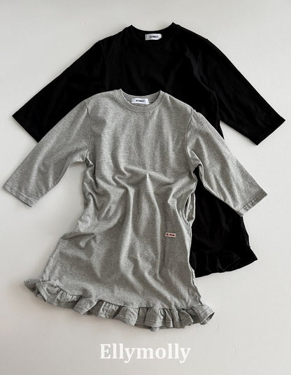 [PRE-ORDER] Clover Long Frill Dress (Mom Couple)