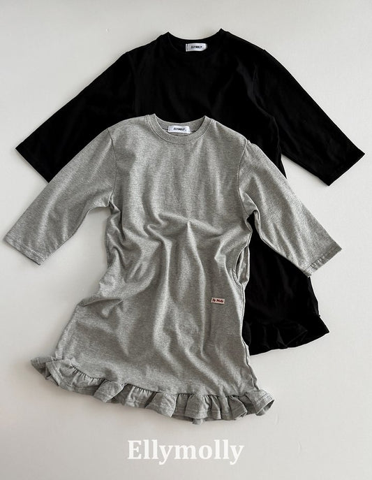 [PRE-ORDER] Clover Long Frill Dress (Mom Couple)