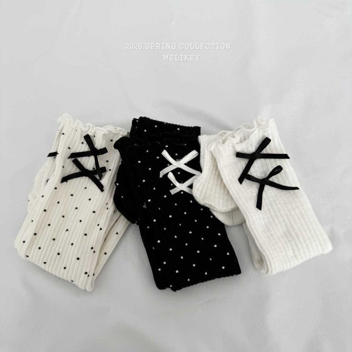 [PRE-ORDER] Two Ribbon Long Socks