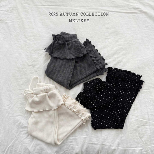 [PRE-ORDER] Double Frill Boot-Cut Pants