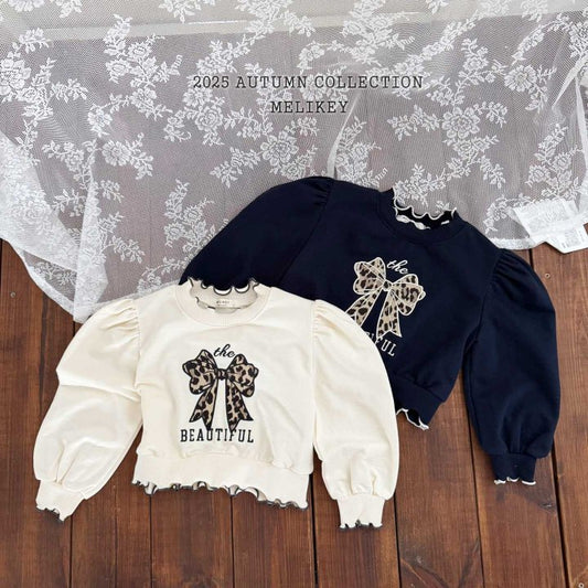 [PRE-ORDER] Leopard Ribbon Sweatshirts